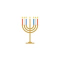 Happy Hanukkah Vector icon design Royalty Free Stock Photo