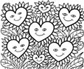 Happy Heart Flowers Sunflowers