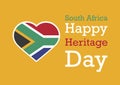 Happy Heritage Day background vector Royalty Free Stock Photo