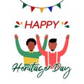 Happy Heritage Day South Africa Vector Illustration
