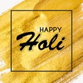 Happy Holi abstract colorful background