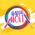 Happy holi abstract pichkari background