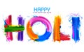 Happy Holi background Royalty Free Stock Photo