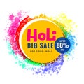Happy holi colors sale design