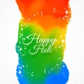 Happy holi colors vector design