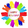 Happy Holi day card Royalty Free Stock Photo