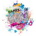 Happy Holi festival of colors Royalty Free Stock Photo