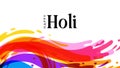 Happy Holi Festival, festival of colors. Colorful concept design, banner and background Royalty Free Stock Photo