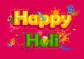Happy Holi, festival of colors Royalty Free Stock Photo