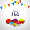 Happy holi hindu indian festival background