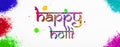 HAPPY HOLI, HOLI SPLASH ON INDIA MAP colourful india map Royalty Free Stock Photo