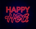 Happy Holi lettering. Vector illustration for card