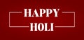 Happy Holi Stylish Text and background illustration Design Royalty Free Stock Photo
