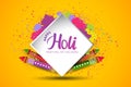 Happy holi vector elements for card design , Happy holi design