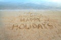 HAPPY HOLIDAYS Royalty Free Stock Photo