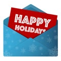 Happy Holidays greeting Royalty Free Stock Photo