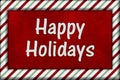 Happy Holidays Message Royalty Free Stock Photo