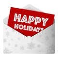 Happy Holidays message Royalty Free Stock Photo