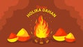 happy holika dahan banner template