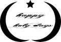 happy holy days jpg image with svg vector cut file for cricut and silhouette