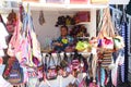 Happy Honduran Woman Selling Souviners In Costa Maya Mexico