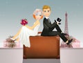 Happy honeymoon in Paris