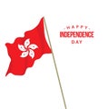 Happy Hong Kong Independence Day Vector Template Design Illustration Royalty Free Stock Photo