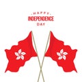 Happy Hong Kong Independence Day Vector Template Design Illustration Royalty Free Stock Photo