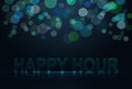 Happy hour Royalty Free Stock Photo