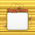 Happy Hour menu gold