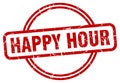 happy hour stamp