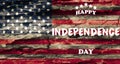 Happy indepence day usa Texture of old wood eps10 jpg Royalty Free Stock Photo