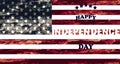 Happy indepence day usa Texture of old wood eps10 jpg Royalty Free Stock Photo