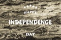 Happy indepence day usa Texture of old wood jpg Royalty Free Stock Photo