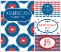 Happy Independence Day card background america holiday illustration