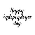 Happy Independence Day card. Royalty Free Stock Photo