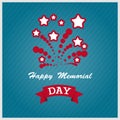 Happy independence day card, vector eps10 Royalty Free Stock Photo