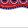 happy independence day card. Vector illustration decorative design Royalty Free Stock Photo