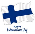 happy independence day finland Royalty Free Stock Photo