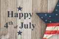 Happy 4th of July Greeting Royalty Free Stock Photo