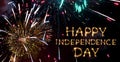 Happy Independence Day. Royalty Free Stock Photo
