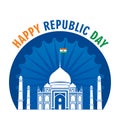 Happy independence day india poster design Royalty Free Stock Photo