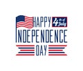 Happy Independence Day - July 4th USA - Memorial Day - Flag Day - Patriotic