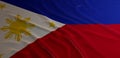 Happy Independence Day, Philippines flag. 3D Render