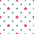 Happy Independence Day seamless pattern vector.