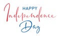 Happy Independence day. 4th of July, United Stated holiday. Template design for poster, banner, postcard, flyer, greeting card.