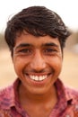 Happy Indian boy near Karauli in India Royalty Free Stock Photo