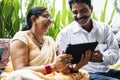 A happy Indian couple spending time together Royalty Free Stock Photo