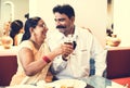 A happy Indian couple spending time together Royalty Free Stock Photo