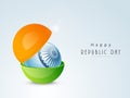 Happy Indian Republic Day celebration concept. Royalty Free Stock Photo